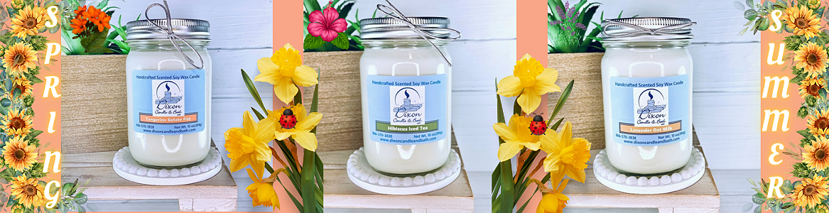 Spring and Summer New Scented Soy Candle Scents