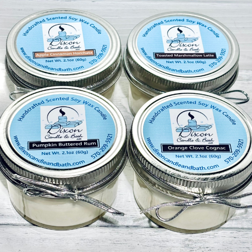 4 Mini Fall Candle Preview Pack