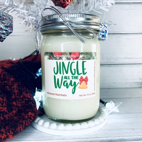 Almond Horchata Scented Soy Wax Candle