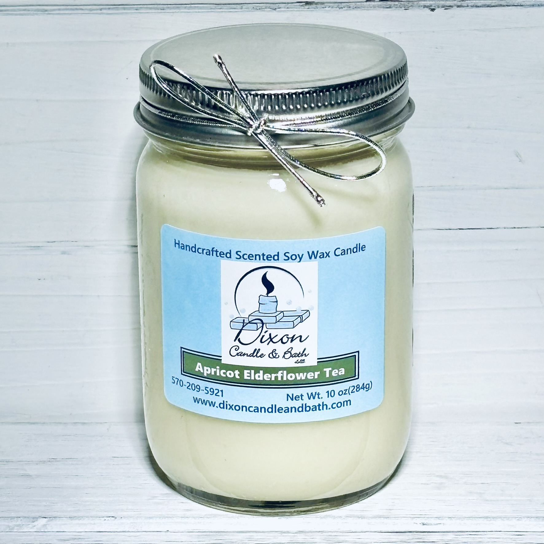 Apricot Elderflower Tea Scented Soy Candle