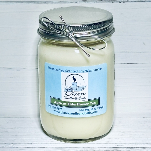 Apricot Elderflower Tea Scented Soy Candle