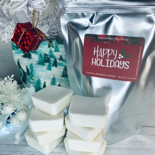 Cranberry Mistletoe Cocktail Scented Soy Wax Melts