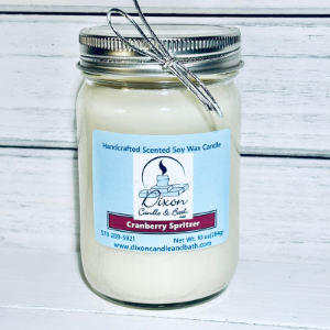 Cranberry Spritzer Scented Soy Candle