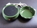 Green Ceramic Candle &amp; Wax Melt Warmer  - AGWW