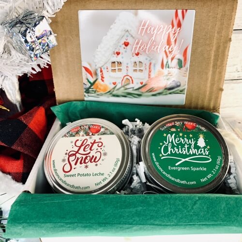 Mini Soy Candle Duo Gift Box Set