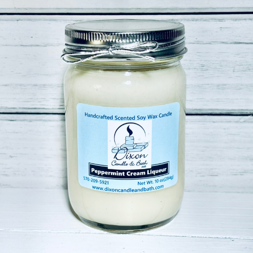 Peppermint Cream Liqueur Scented Soy Candle