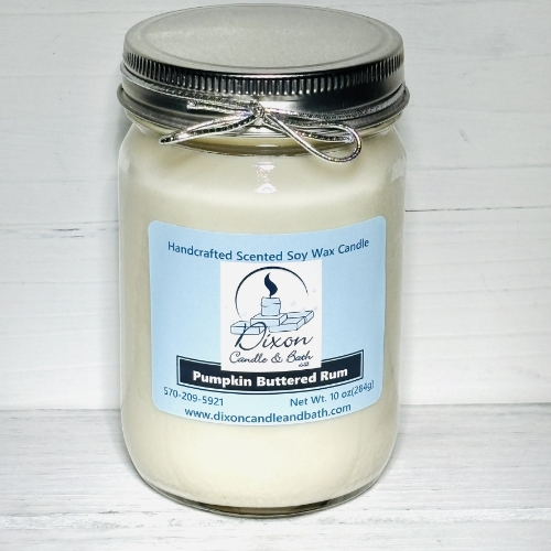 Pumpkin Buttered Rum Scented Soy Wax Candle  fall candle, fall scented candle, pumpkin buttered rum soy candle, pumpkin soy candle, pumpkin candle, pumpkin scented candle, soy wax candle, scented candles, candle