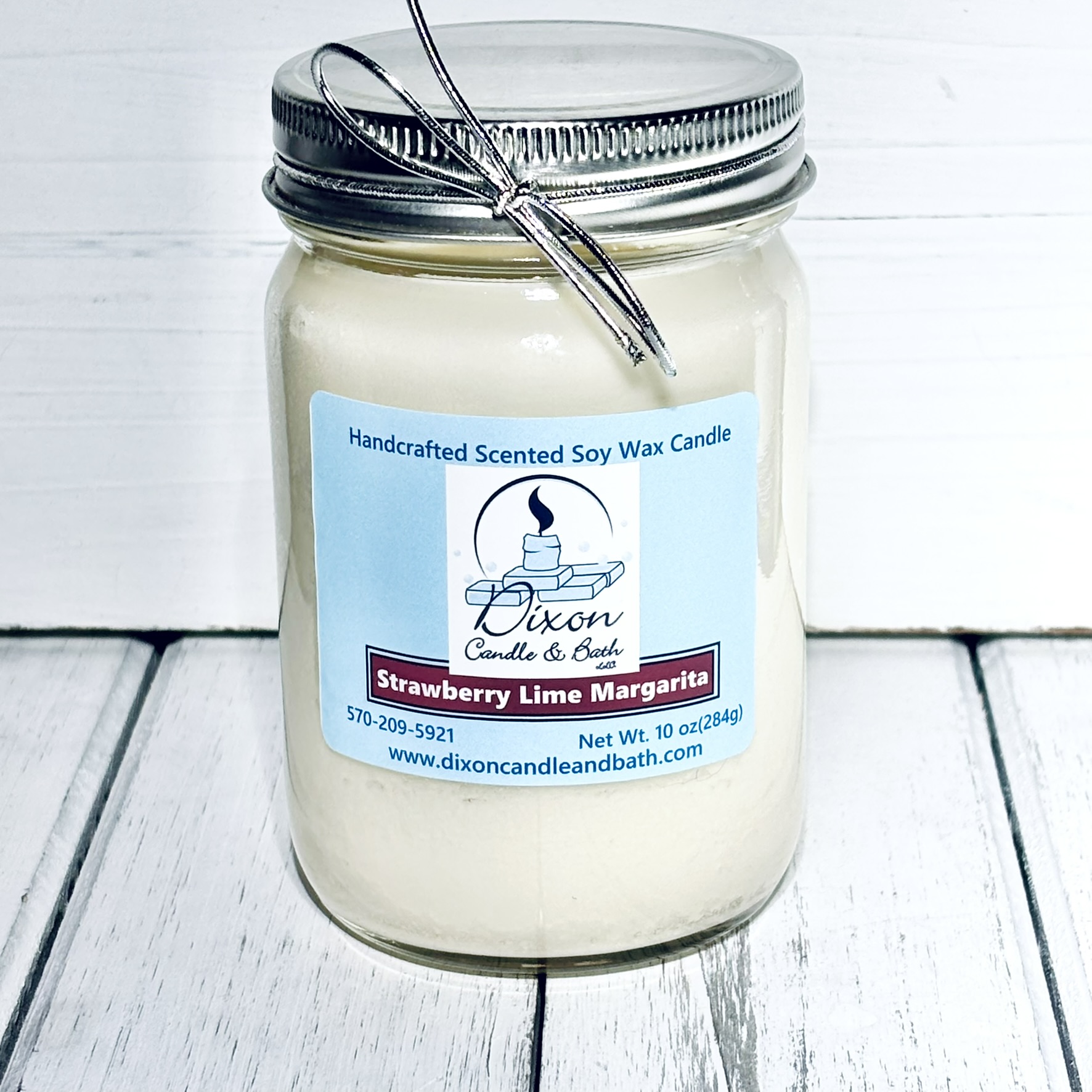 Strawberry Lime Margarita Scented Soy Candle