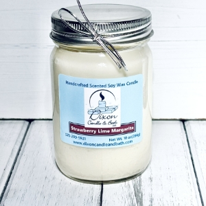 Strawberry Lime Margarita Scented Soy Candle