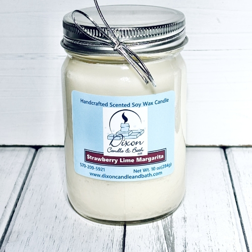 Strawberry Lime Margarita Scented Soy Candle
