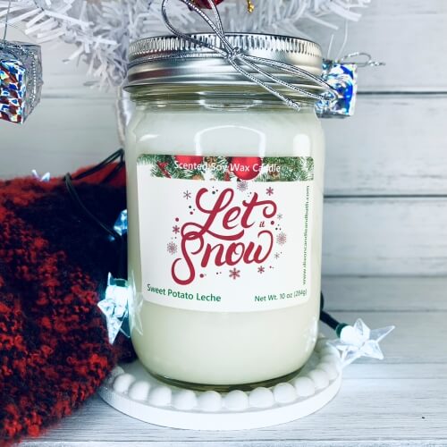Sweet Potato Leche Scented Soy Wax Candle