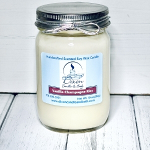 Vanilla Champagne Kiss Scented Soy Candle