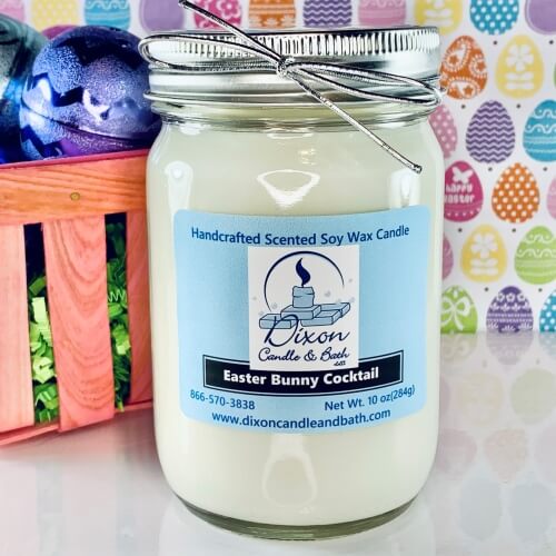 Easter Bunny Cocktail Scented Soy Wax Candle   easter candle, easter candles 2021, bourbon candle scent,cinnamon scented soy wax candle, scented candle, scented soy candle, scented soy wax candle, scented soy wax candles, liquor scented soy candle, spirits scented soy candle, whiskey scented candle, candle gift set