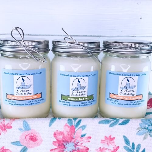 save on this Spring and Summer three soy candle bundle 