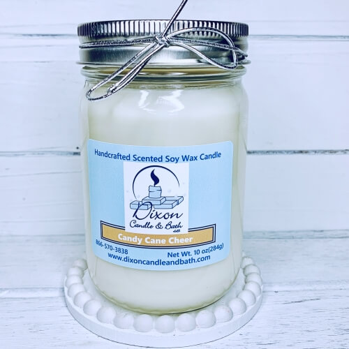 Candy Cane Cheer Scented Soy Candle