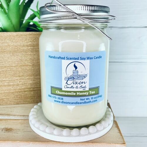 Chamomile Honey Tea Scented Soy Wax Candle