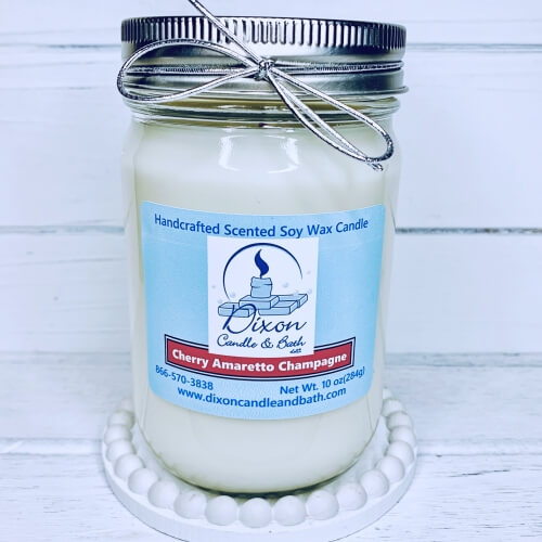 Cherry Armaretto Champagne Scented Soy Candle