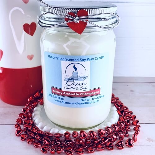 Cherry Amaretto Champagne Scented Soy Candle