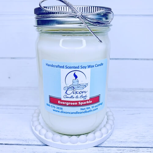 Evergreen Sparkle Scented Soy Candle