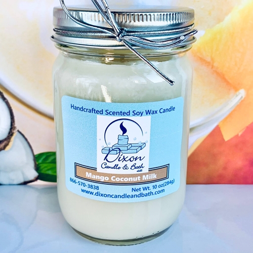 Mango Coconut Milk Scented Soy Wax Candle