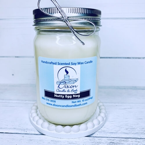 Nutty Egg Nog Scented Soy Candle