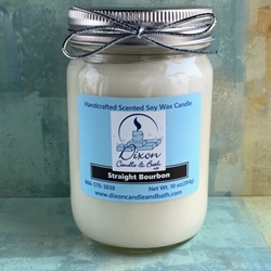 Straight Bourbon Scented Soy Wax Candle