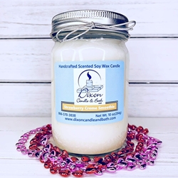 Strawberry Creme Smoothie Scente Soy Wax Candle