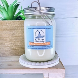 Tangerine Gelato Fizz Scented Soy Wax Candle