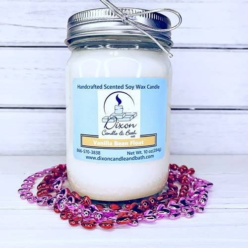 Vanilla Bean Float Scented Soy Wax Candle