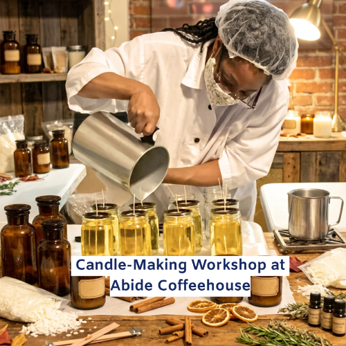 Candle Making Workshop at Abide Coffeehouse