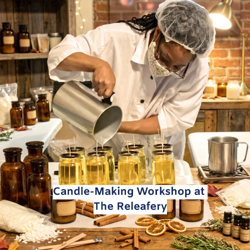 Candle Making Workshop at The Releafery in Scranton